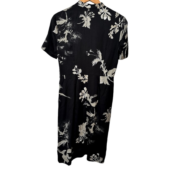 Donna Karan floral print career dress size 4 - Picture 4 of 7